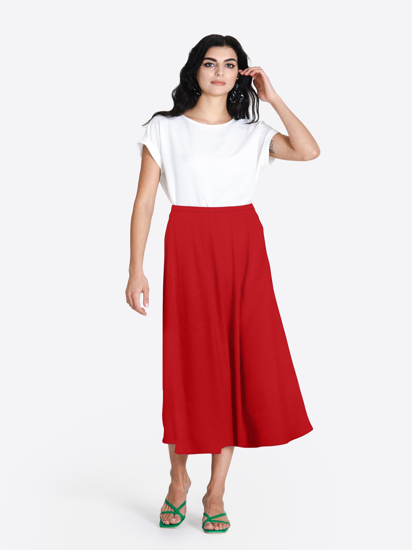 Recycled Skirt Fancy Long