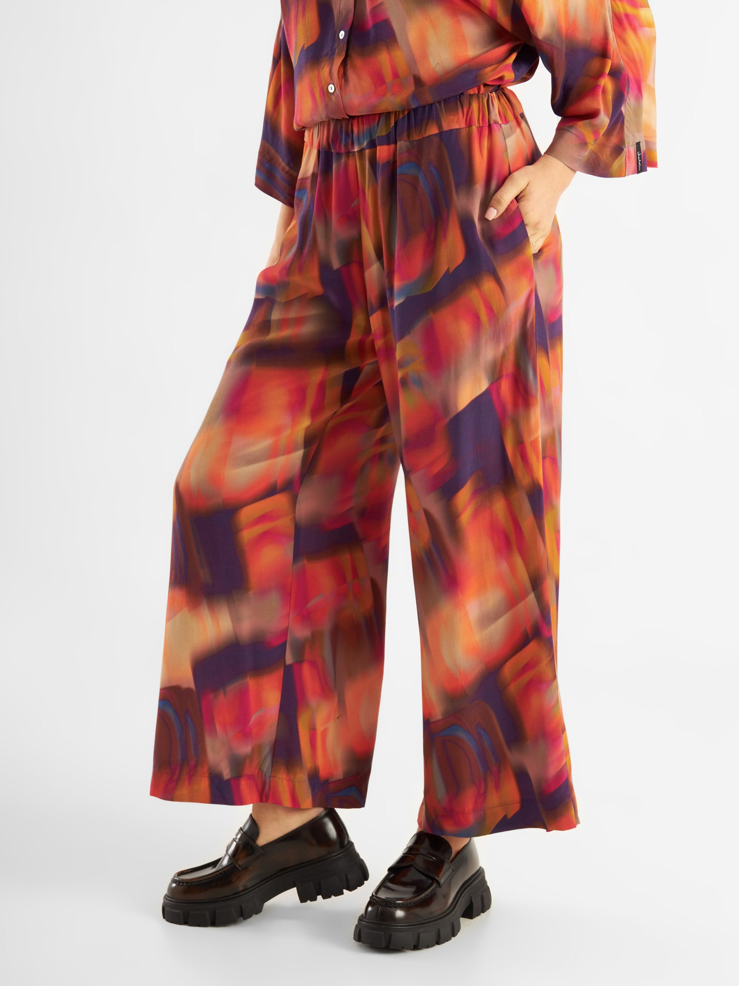 Printed Trousers Lara Solar Sunrise