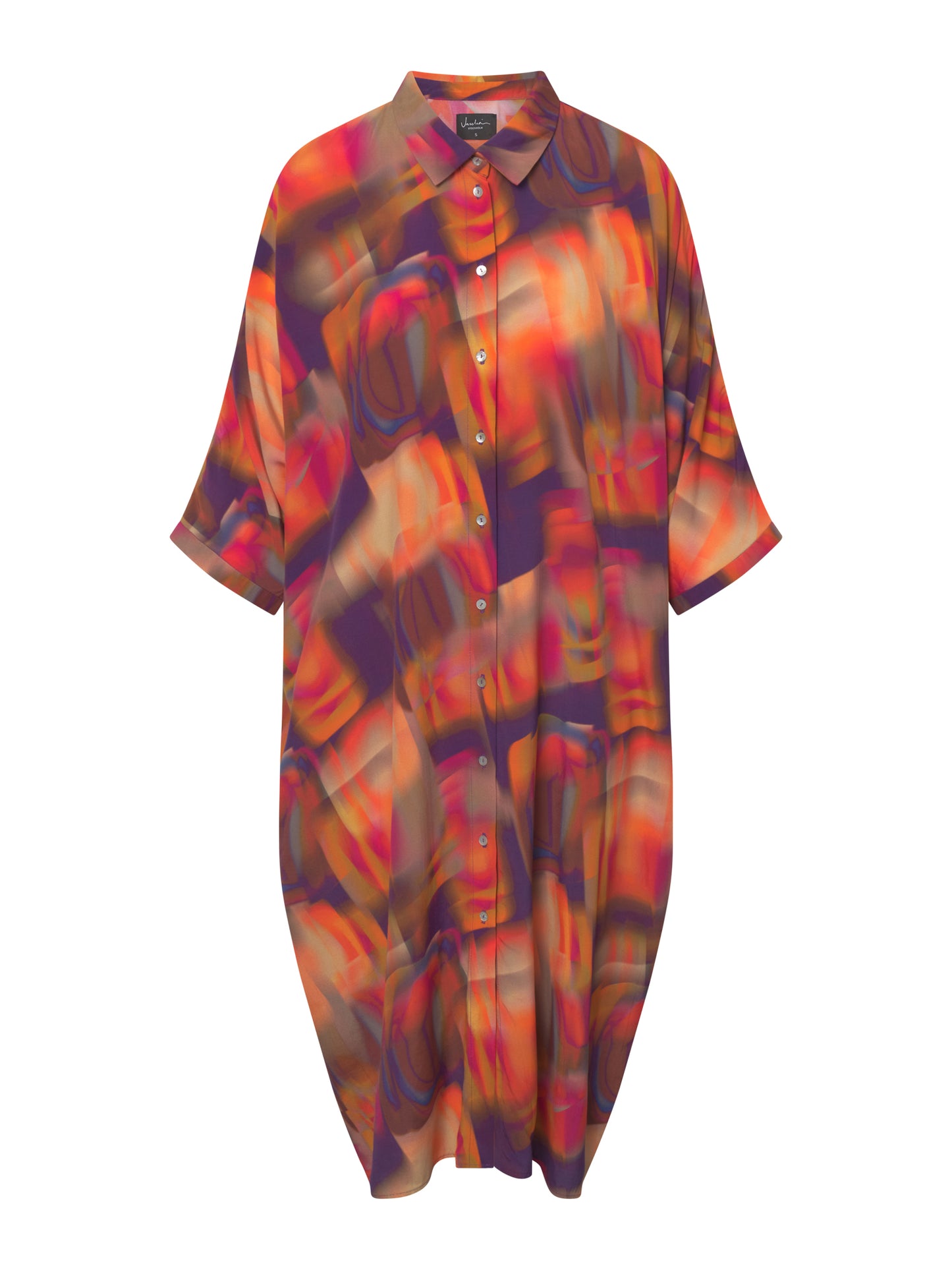 Printed Dress Oversized Air Solar Sunrise